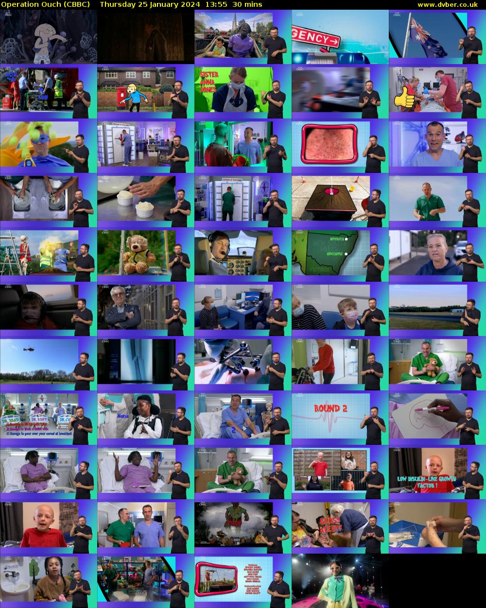Operation Ouch (CBBC) Thursday 25 January 2024 13:55 - 14:25