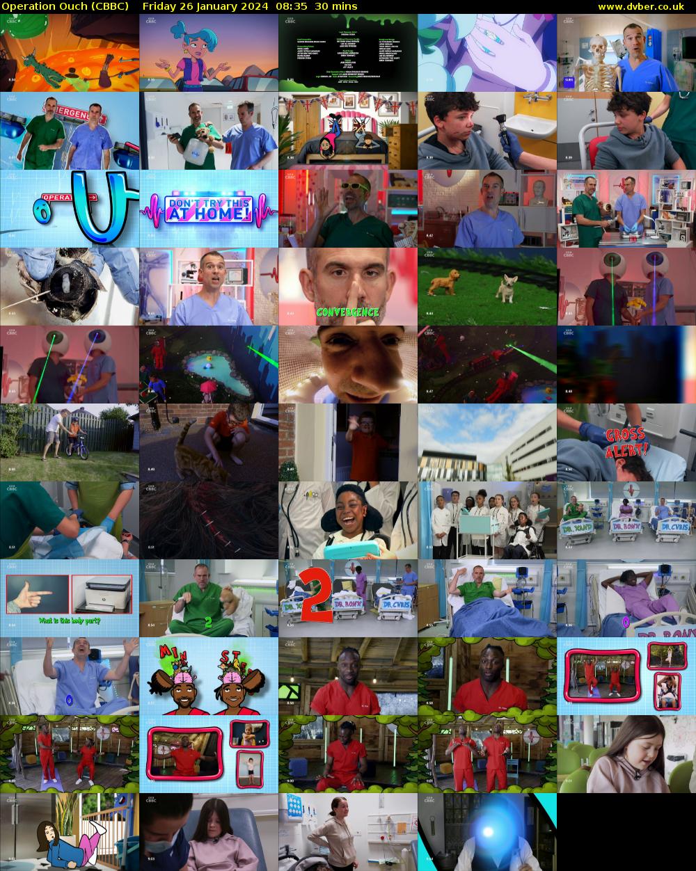 Operation Ouch (CBBC) Friday 26 January 2024 08:35 - 09:05