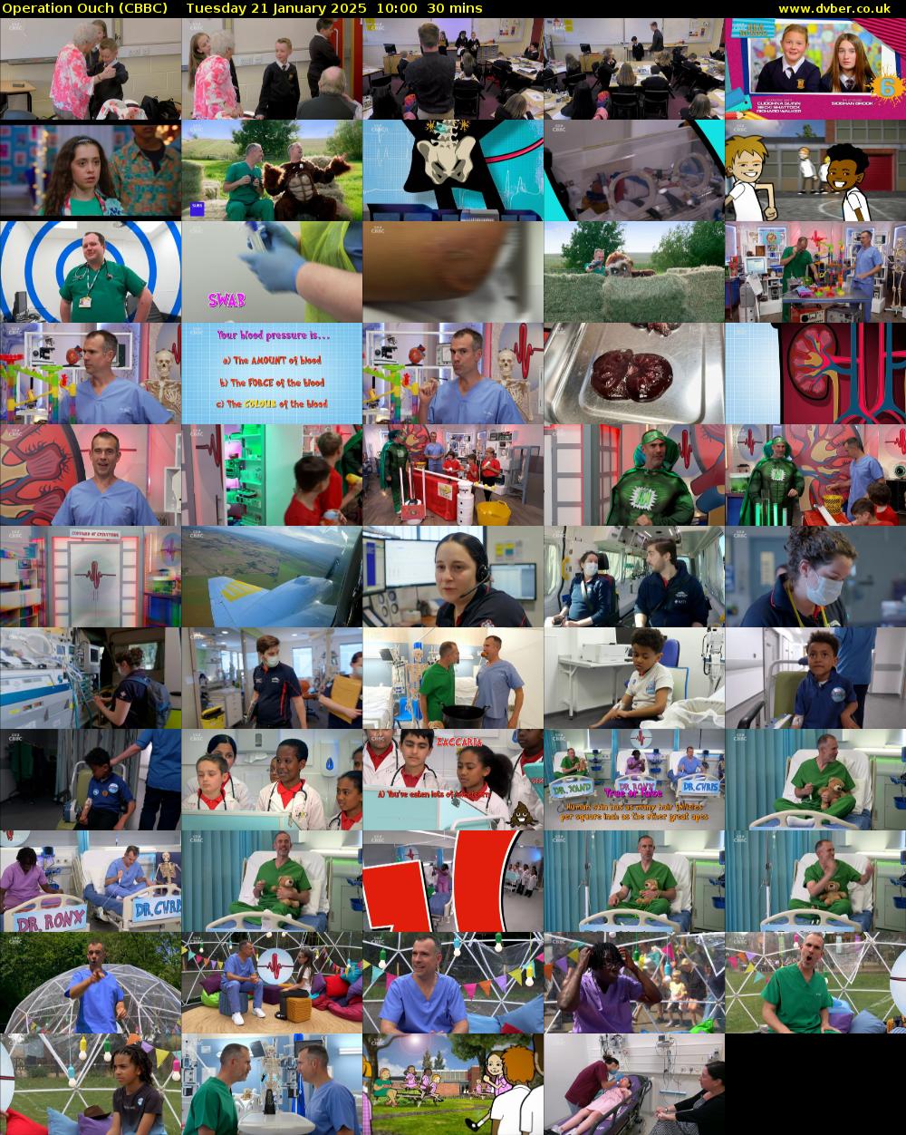 Operation Ouch (CBBC) Tuesday 21 January 2025 10:00 - 10:30