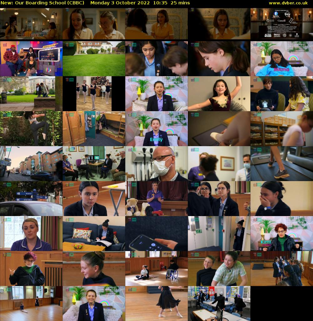 Our Boarding School (CBBC) Monday 3 October 2022 10:35 - 11:00