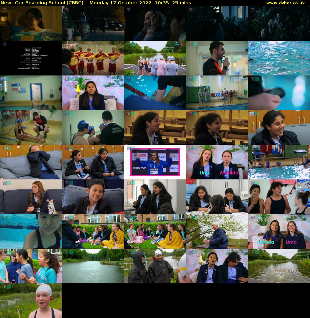 Our Boarding School (CBBC) Monday 17 October 2022 10:35 - 11:00