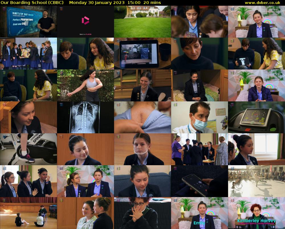 Our Boarding School (CBBC) Monday 30 January 2023 15:00 - 15:20