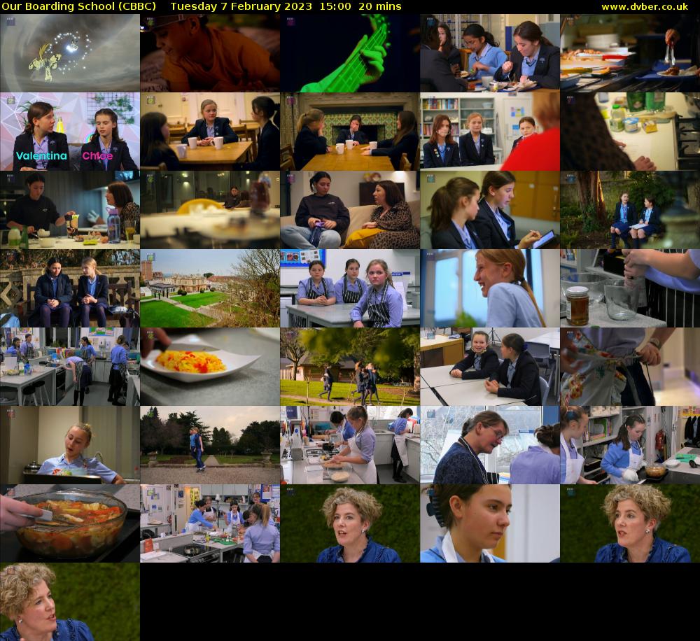 Our Boarding School (CBBC) Tuesday 7 February 2023 15:00 - 15:20