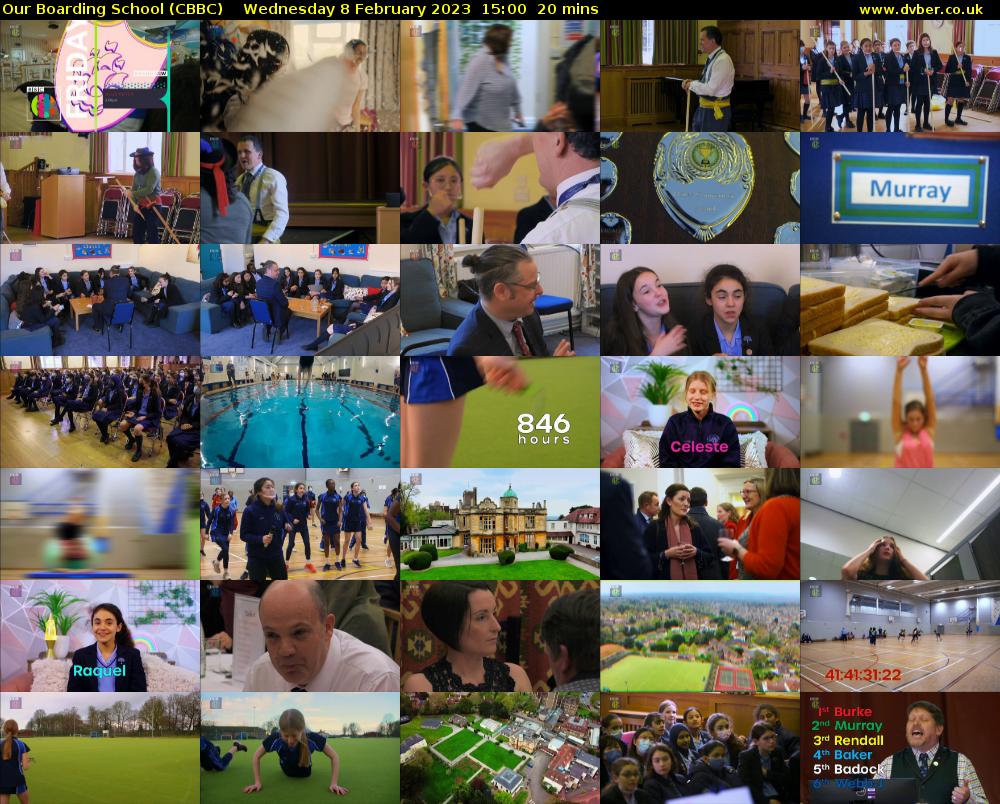 Our Boarding School (CBBC) Wednesday 8 February 2023 15:00 - 15:20