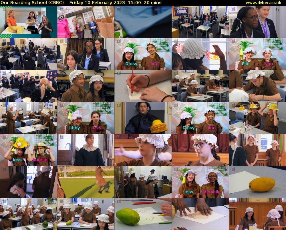 Our Boarding School (CBBC) Friday 10 February 2023 15:00 - 15:20