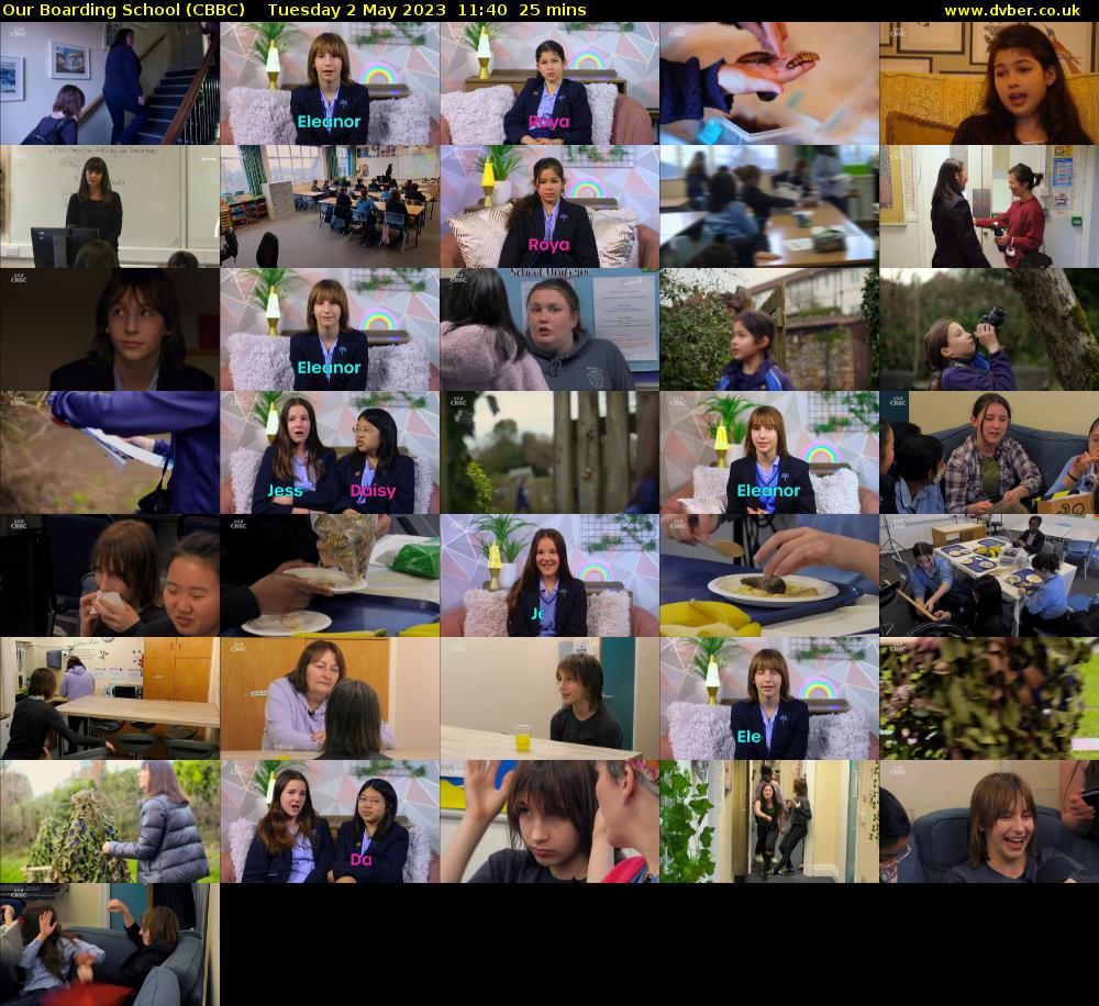 Our Boarding School (CBBC) Tuesday 2 May 2023 11:40 - 12:05