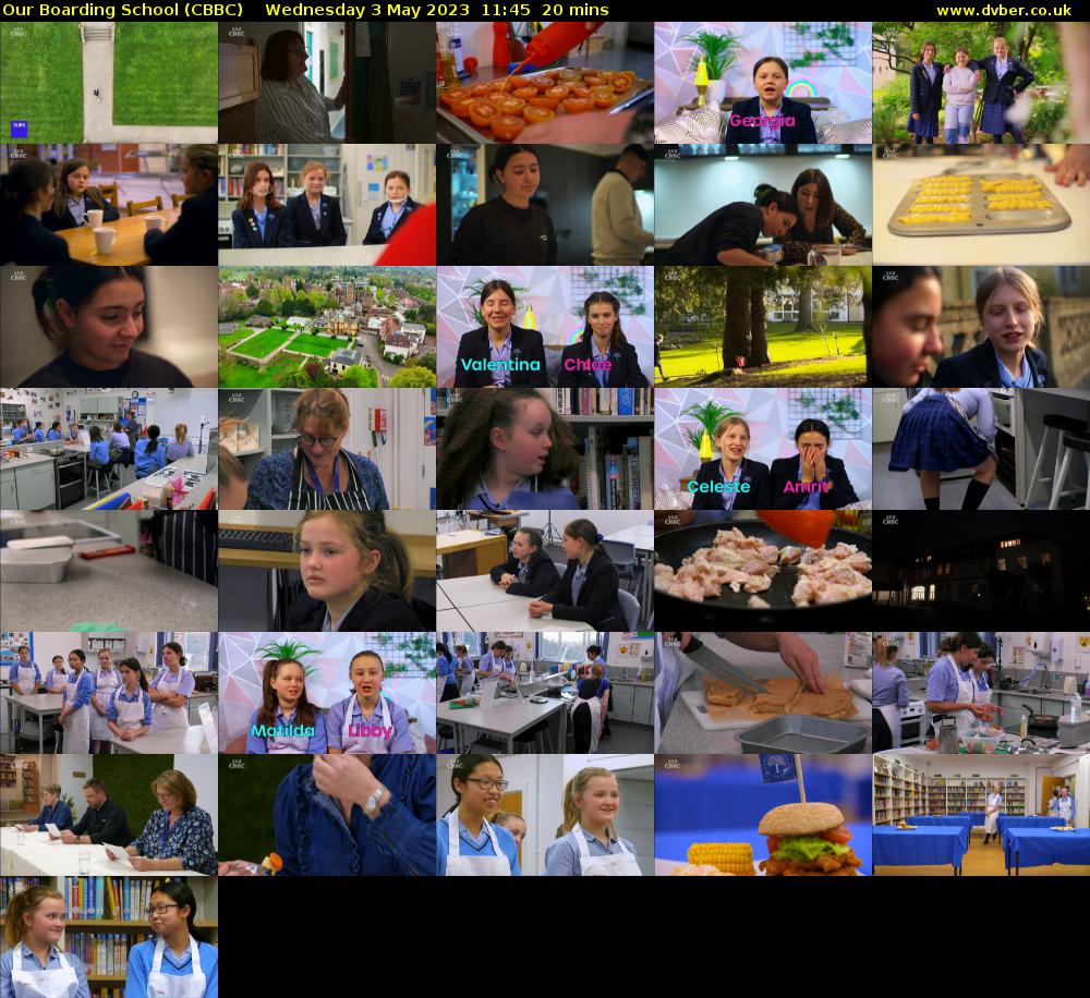 Our Boarding School (CBBC) Wednesday 3 May 2023 11:45 - 12:05
