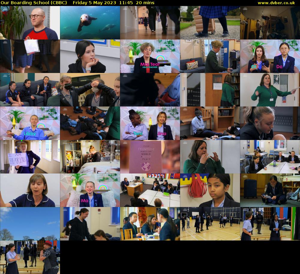 Our Boarding School (CBBC) Friday 5 May 2023 11:45 - 12:05
