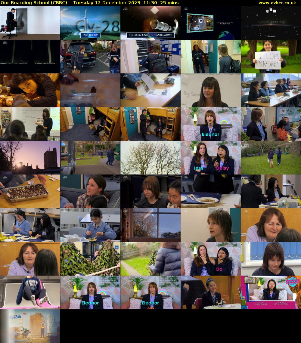 Our Boarding School (CBBC) Tuesday 12 December 2023 11:30 - 11:55