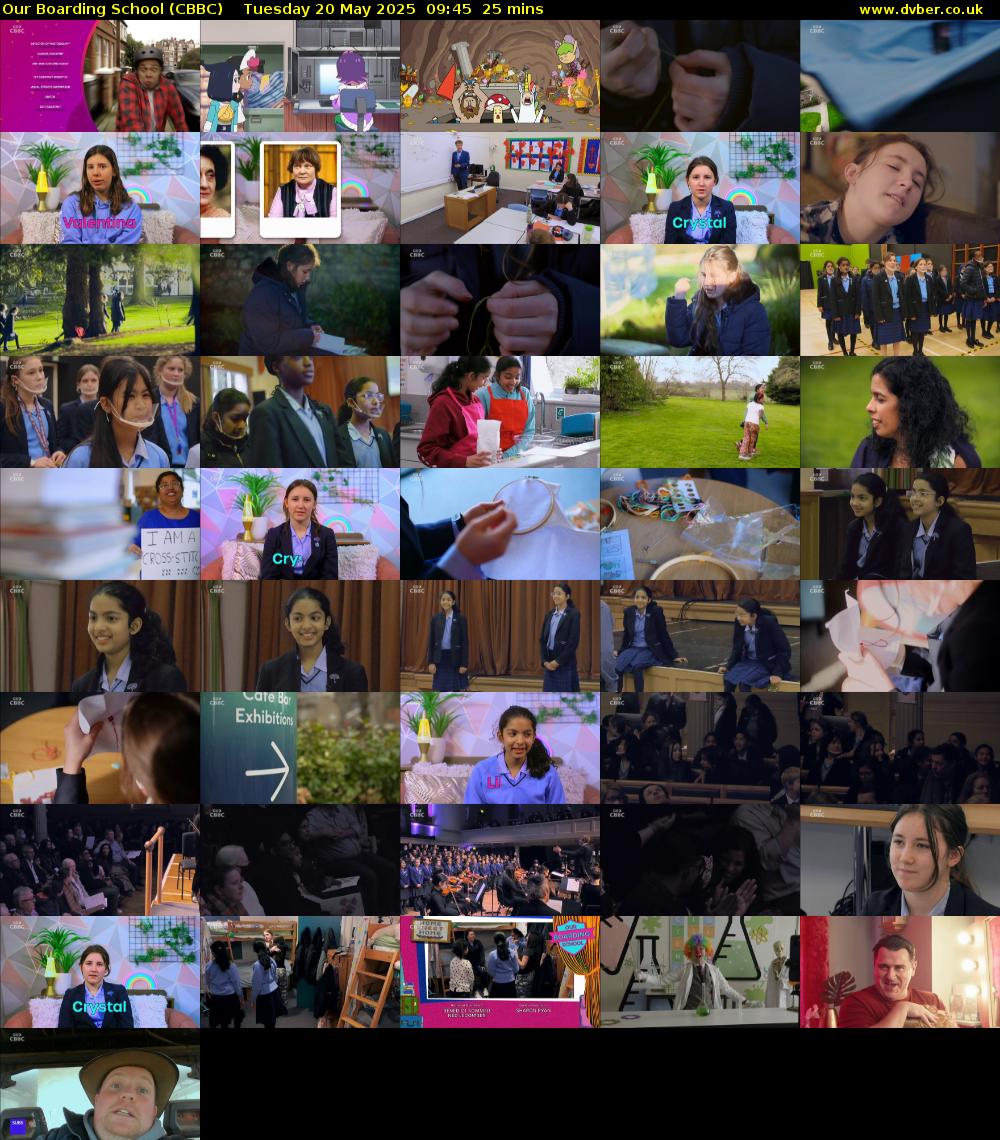 Our Boarding School (CBBC) Tuesday 20 May 2025 09:45 - 10:10