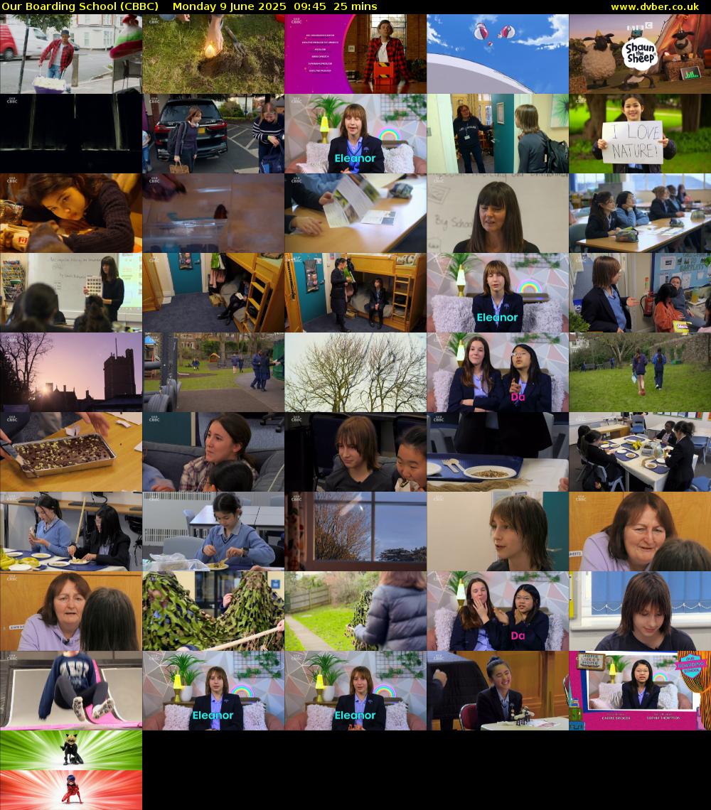 Our Boarding School (CBBC) Monday 9 June 2025 09:45 - 10:10