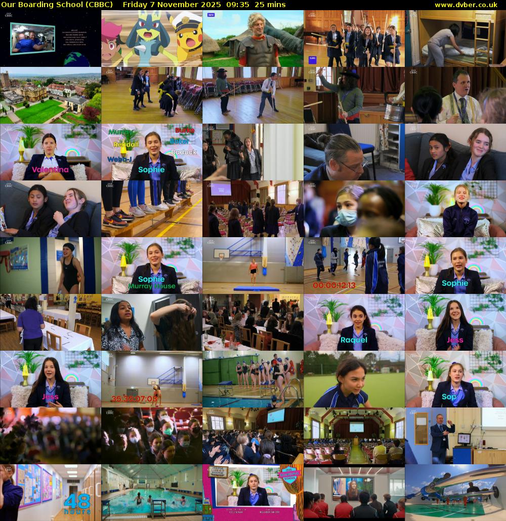 Our Boarding School (CBBC) Friday 7 November 2025 09:35 - 10:00