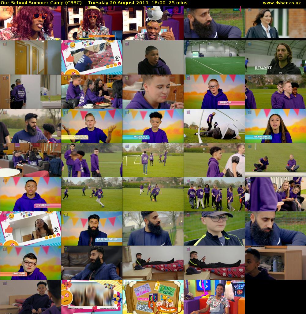 Our School Summer Camp (CBBC) Tuesday 20 August 2019 18:00 - 18:25