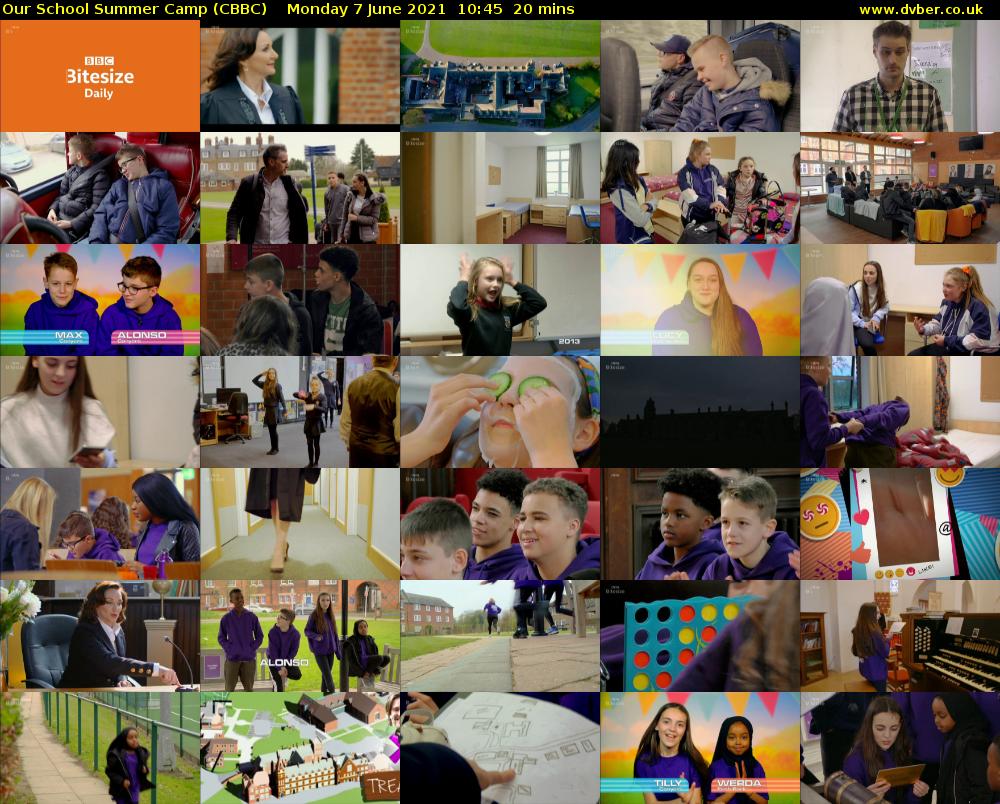 Our School Summer Camp (CBBC) Monday 7 June 2021 10:45 - 11:05
