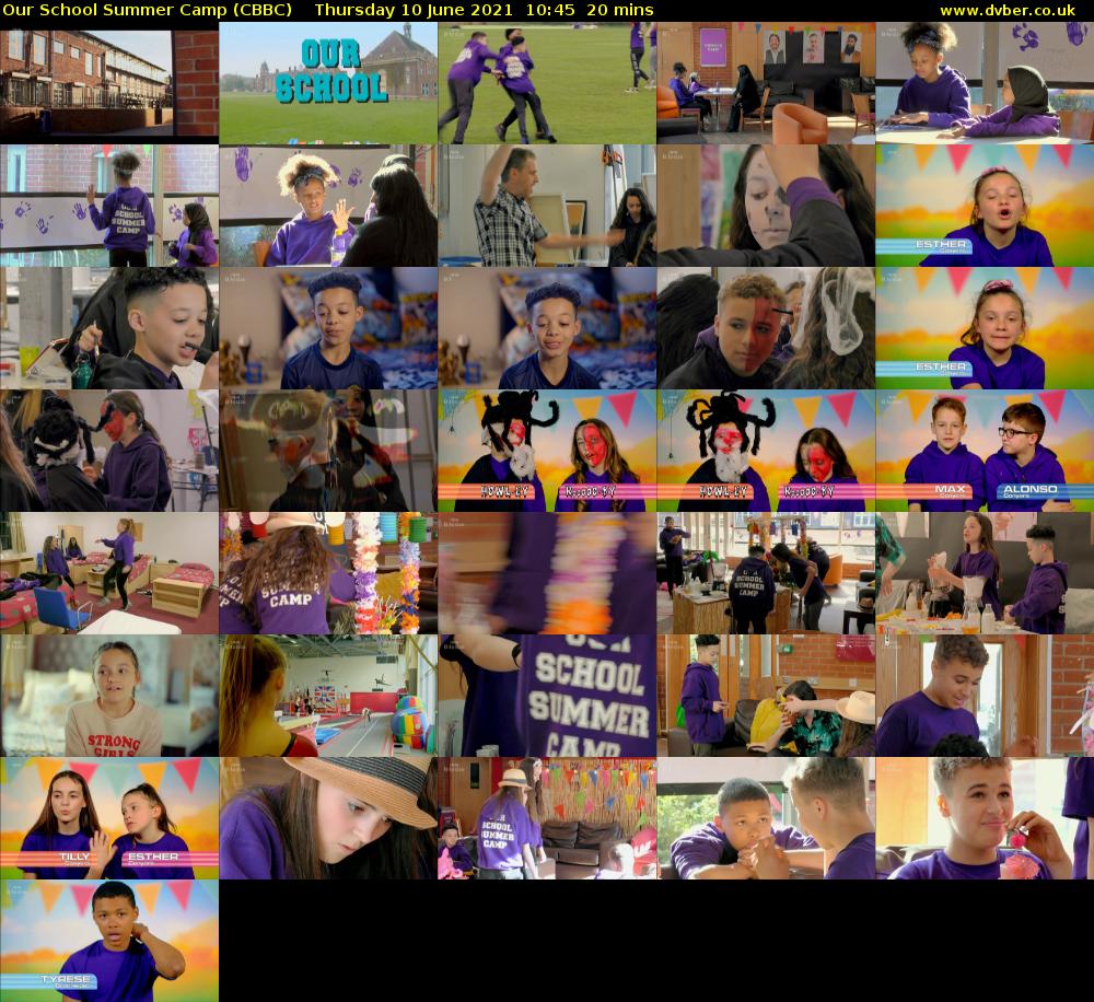 Our School Summer Camp (CBBC) Thursday 10 June 2021 10:45 - 11:05