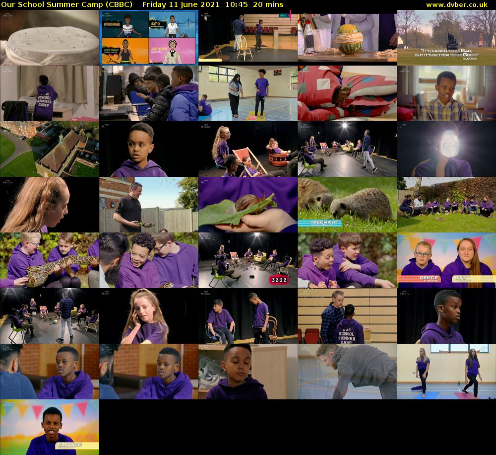 Our School Summer Camp (CBBC) Friday 11 June 2021 10:45 - 11:05