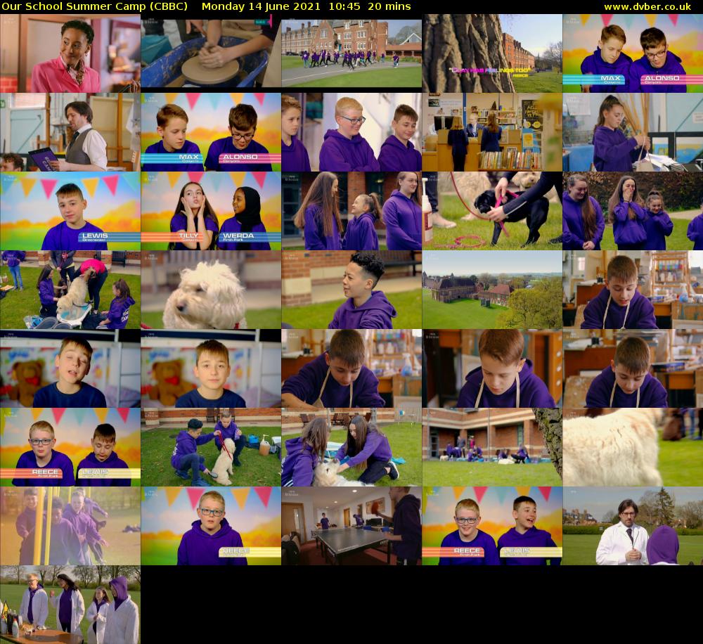 Our School Summer Camp (CBBC) Monday 14 June 2021 10:45 - 11:05