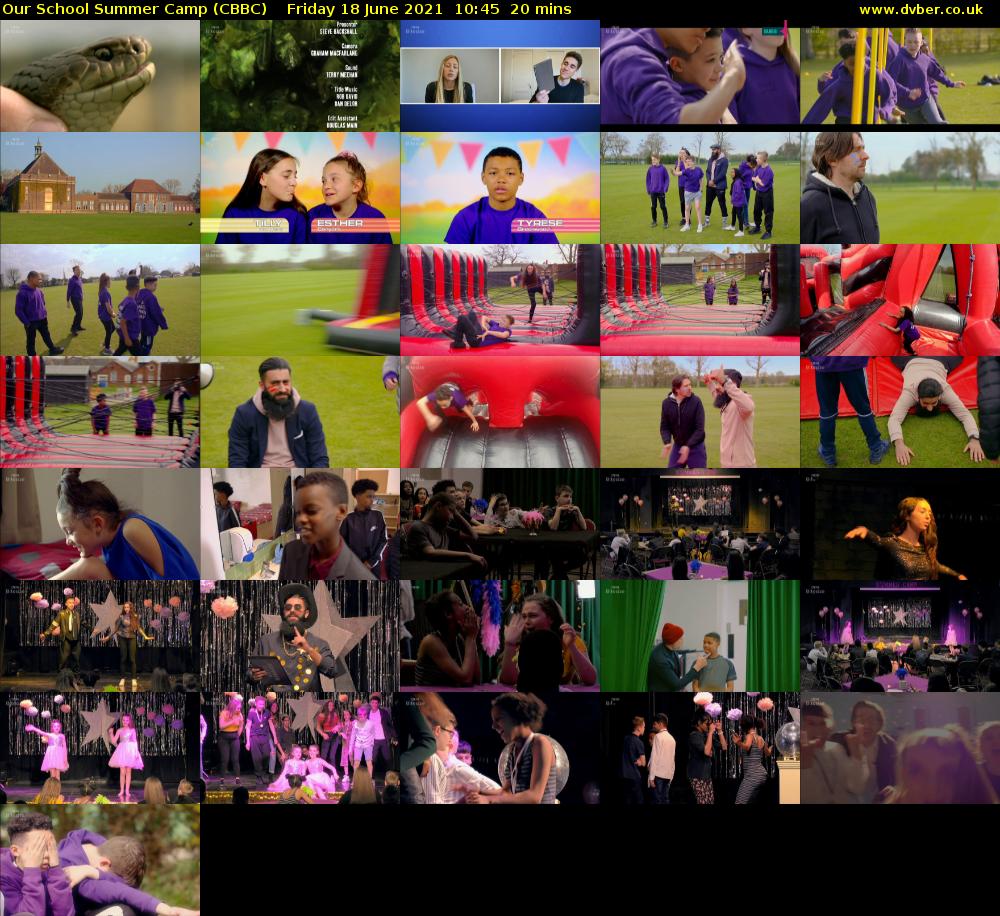 Our School Summer Camp (CBBC) Friday 18 June 2021 10:45 - 11:05