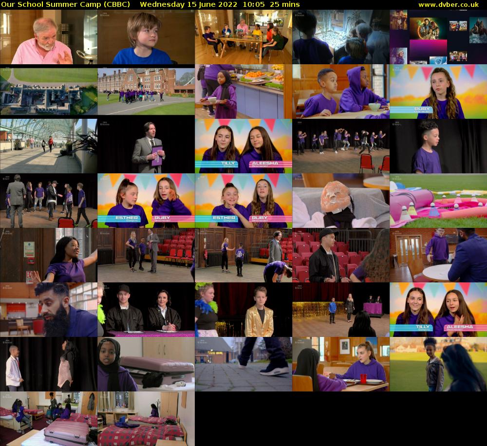 Our School Summer Camp (CBBC) Wednesday 15 June 2022 10:05 - 10:30