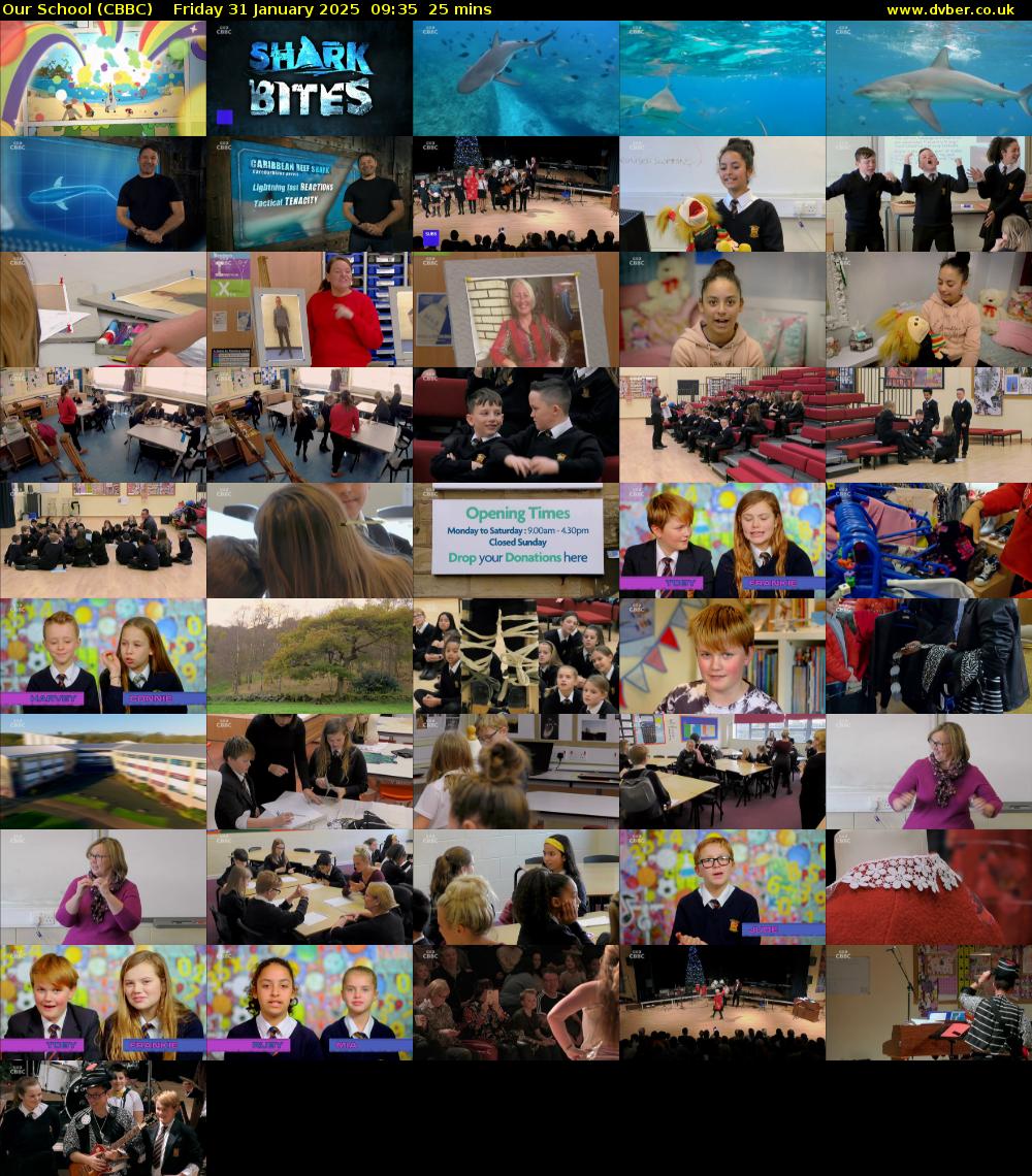 Our School (CBBC) Friday 31 January 2025 09:35 - 10:00
