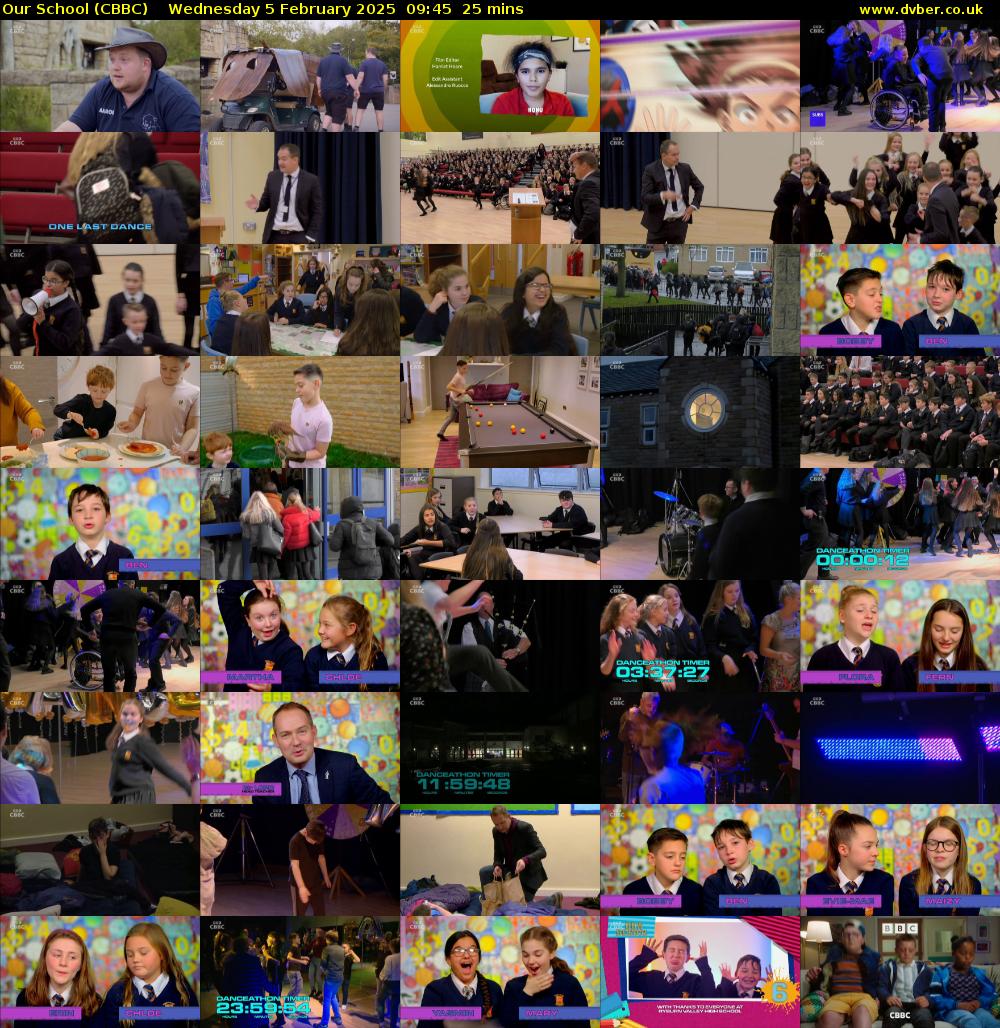 Our School (CBBC) Wednesday 5 February 2025 09:45 - 10:10