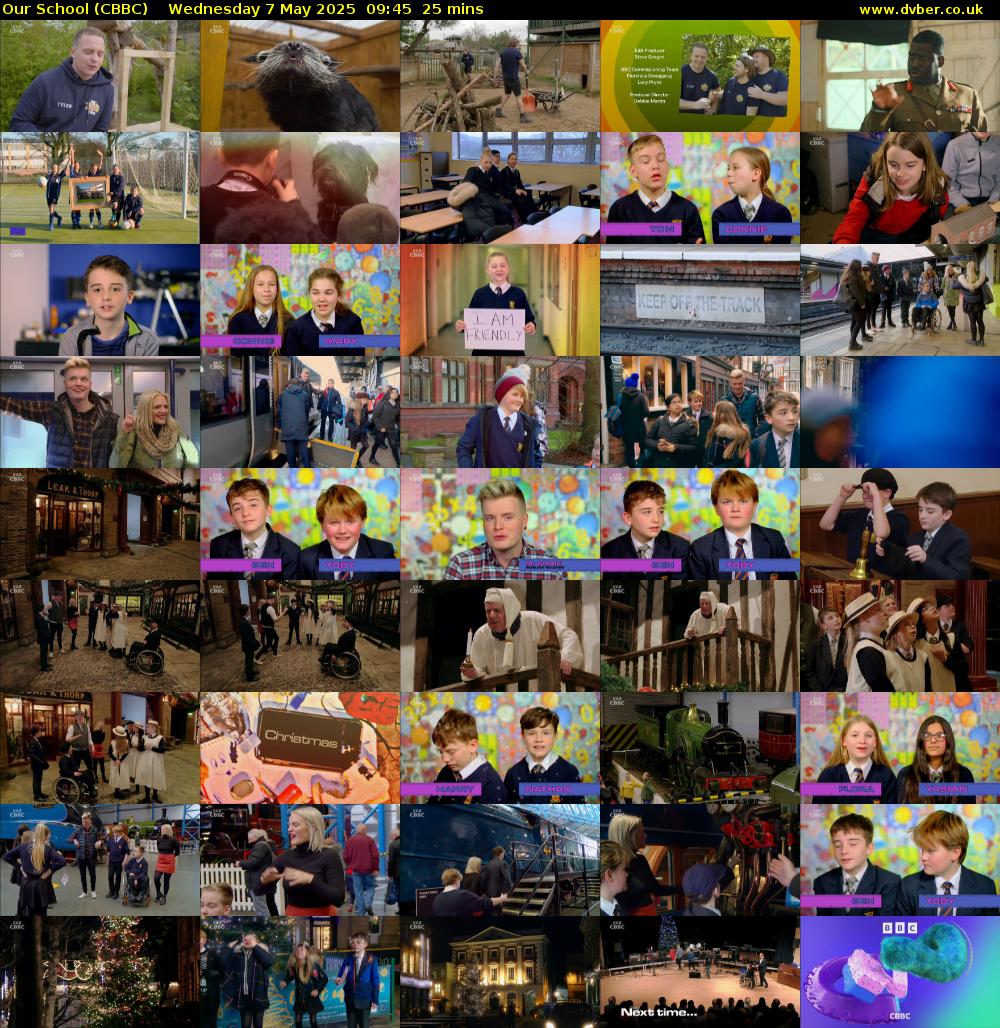 Our School (CBBC) Wednesday 7 May 2025 09:45 - 10:10