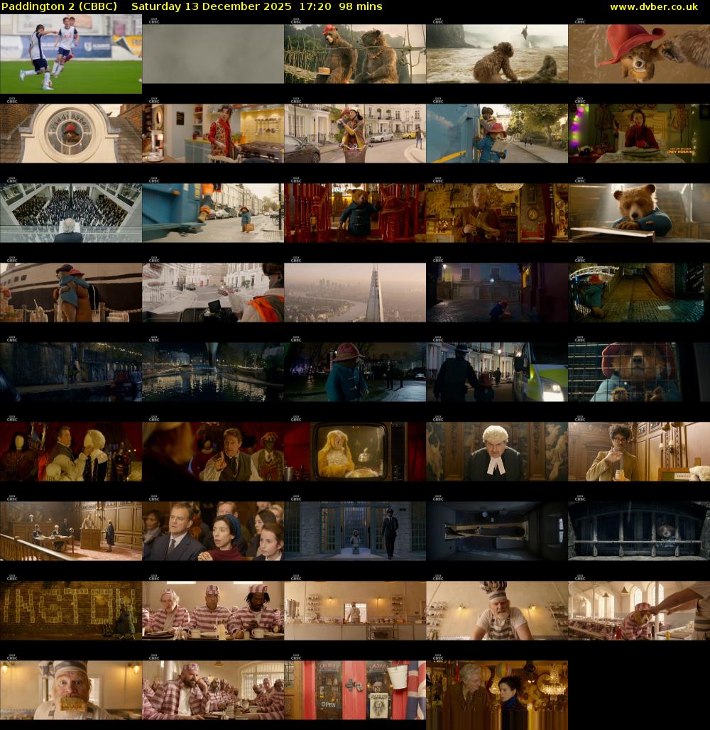 Paddington 2 (CBBC) Saturday 13 December 2025 17:20 - 18:58