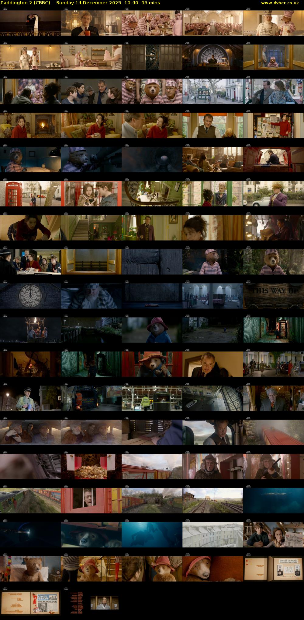 Paddington 2 (CBBC) Sunday 14 December 2025 10:40 - 12:15