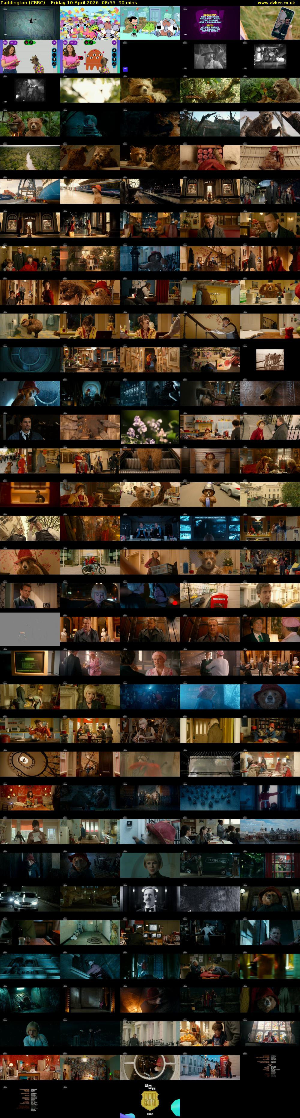 Paddington (CBBC) Friday 10 April 2026 08:55 - 10:25