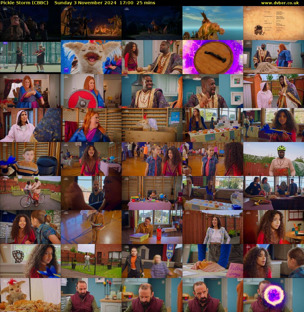 Pickle Storm (CBBC) Sunday 3 November 2024 17:00 - 17:25