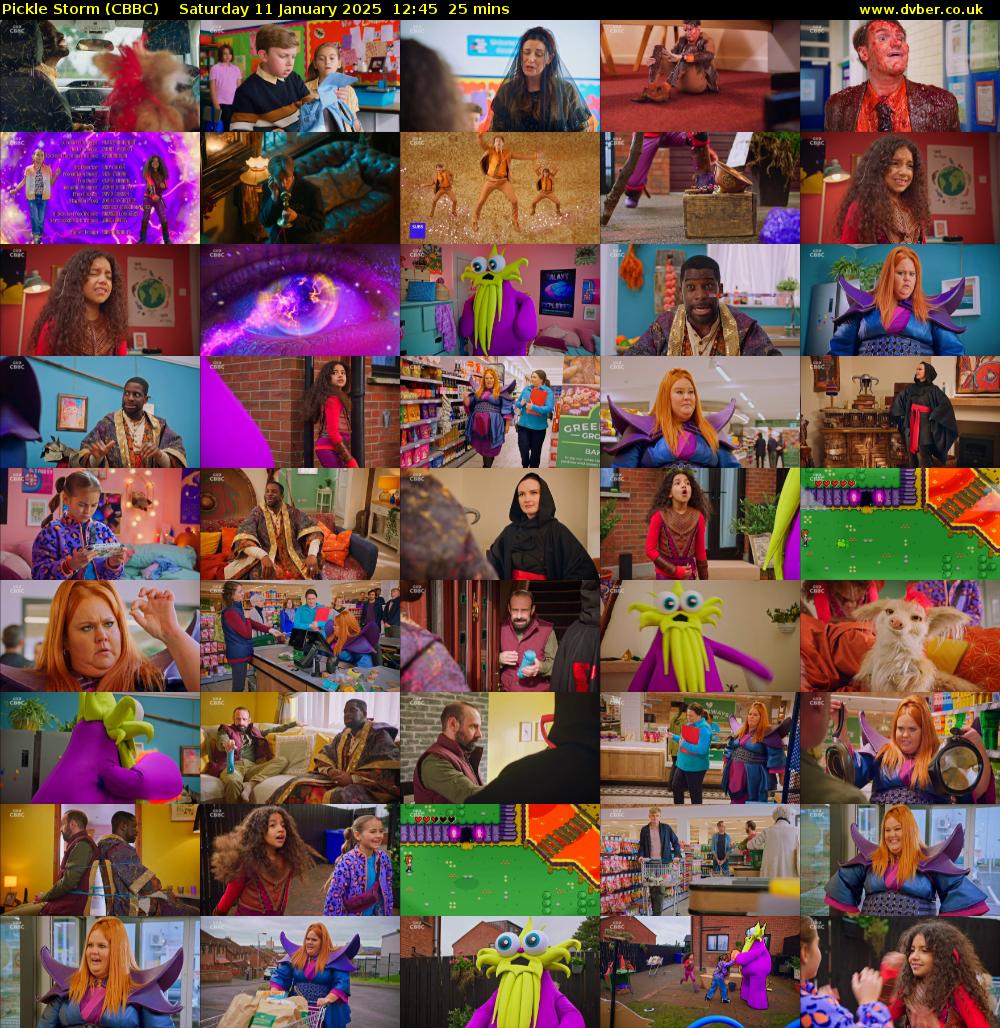 Pickle Storm (CBBC) Saturday 11 January 2025 12:45 - 13:10