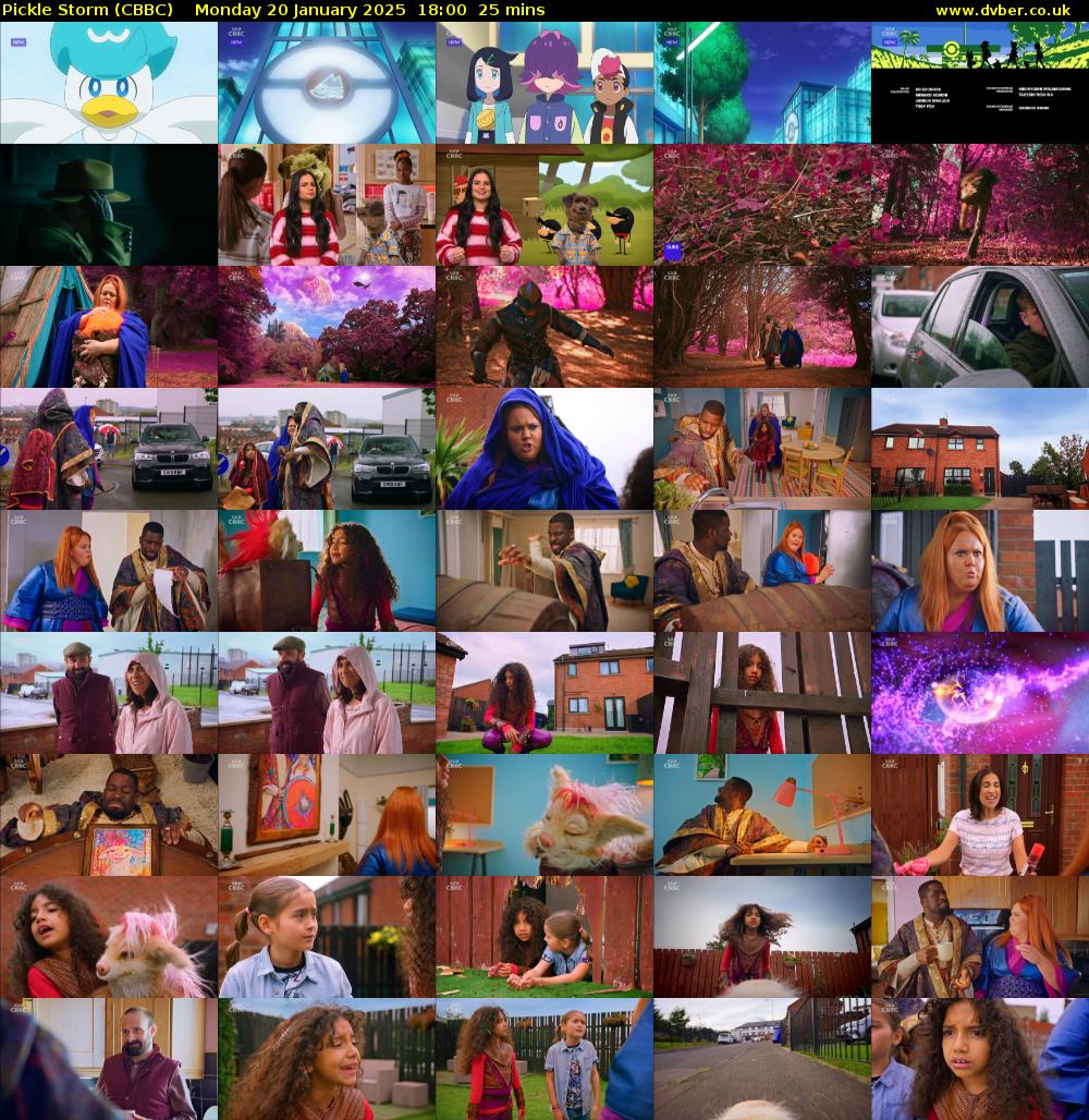 Pickle Storm (CBBC) Monday 20 January 2025 18:00 - 18:25