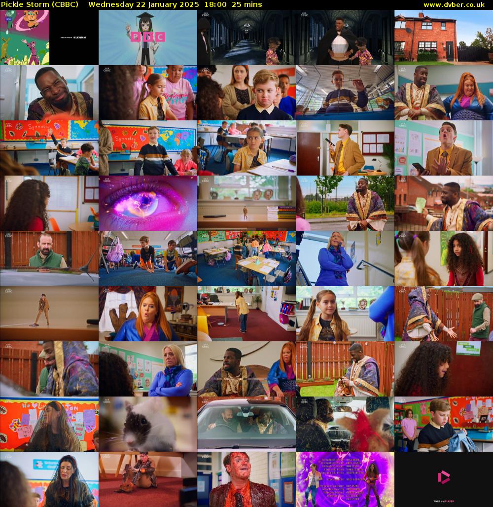 Pickle Storm (CBBC) Wednesday 22 January 2025 18:00 - 18:25