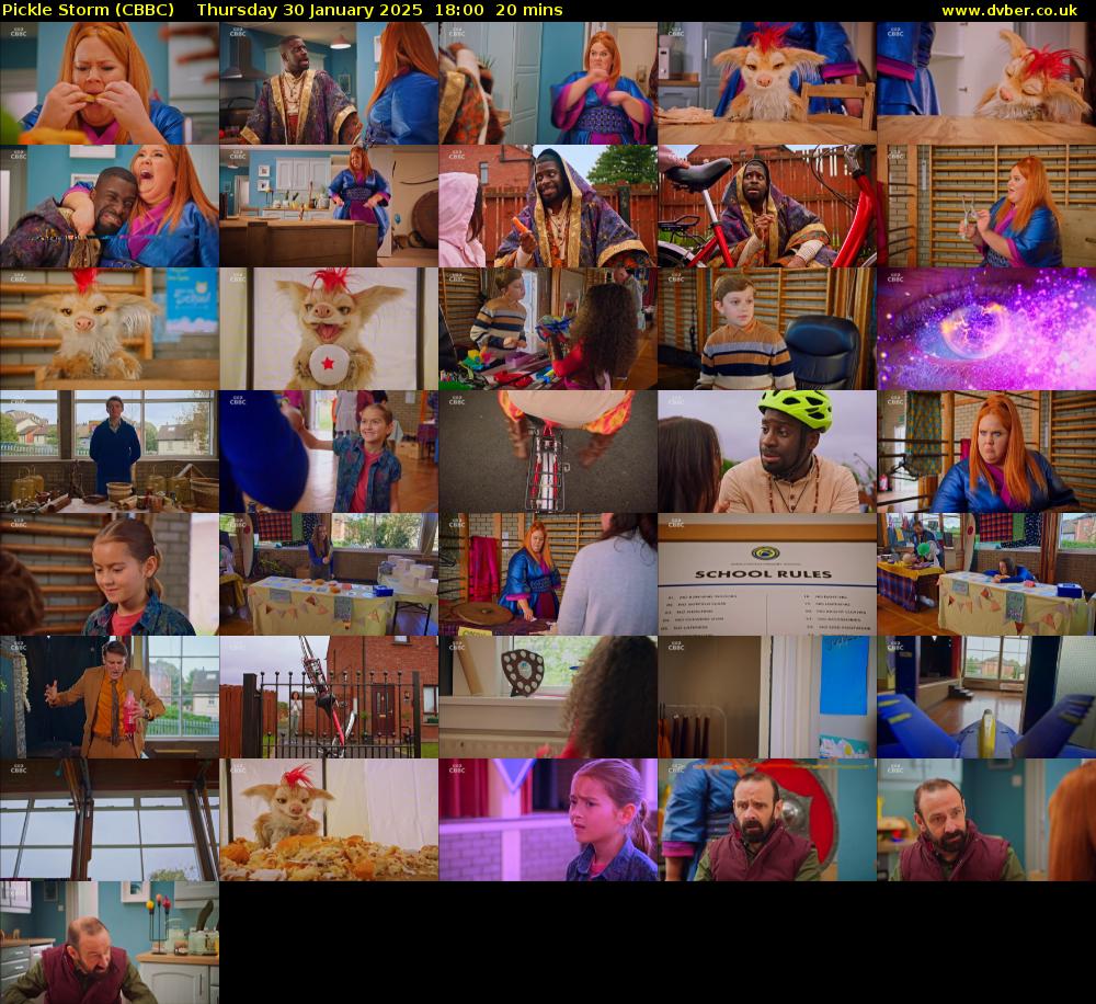 Pickle Storm (CBBC) Thursday 30 January 2025 18:00 - 18:20