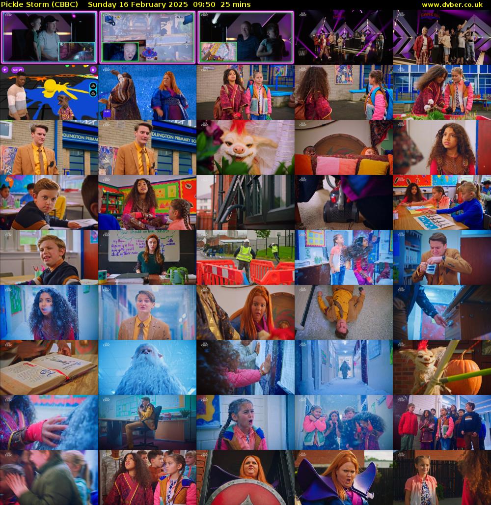 Pickle Storm (CBBC) Sunday 16 February 2025 09:50 - 10:15