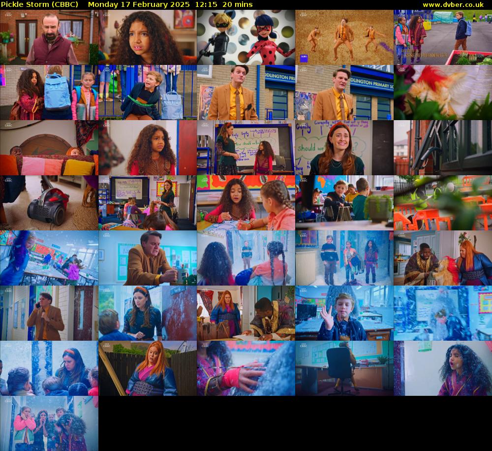 Pickle Storm (CBBC) Monday 17 February 2025 12:15 - 12:35