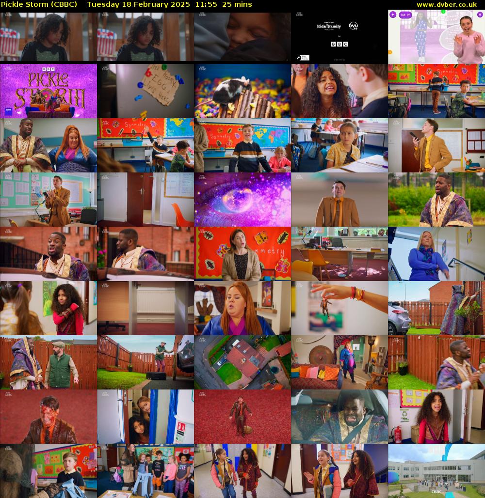 Pickle Storm (CBBC) Tuesday 18 February 2025 11:55 - 12:20