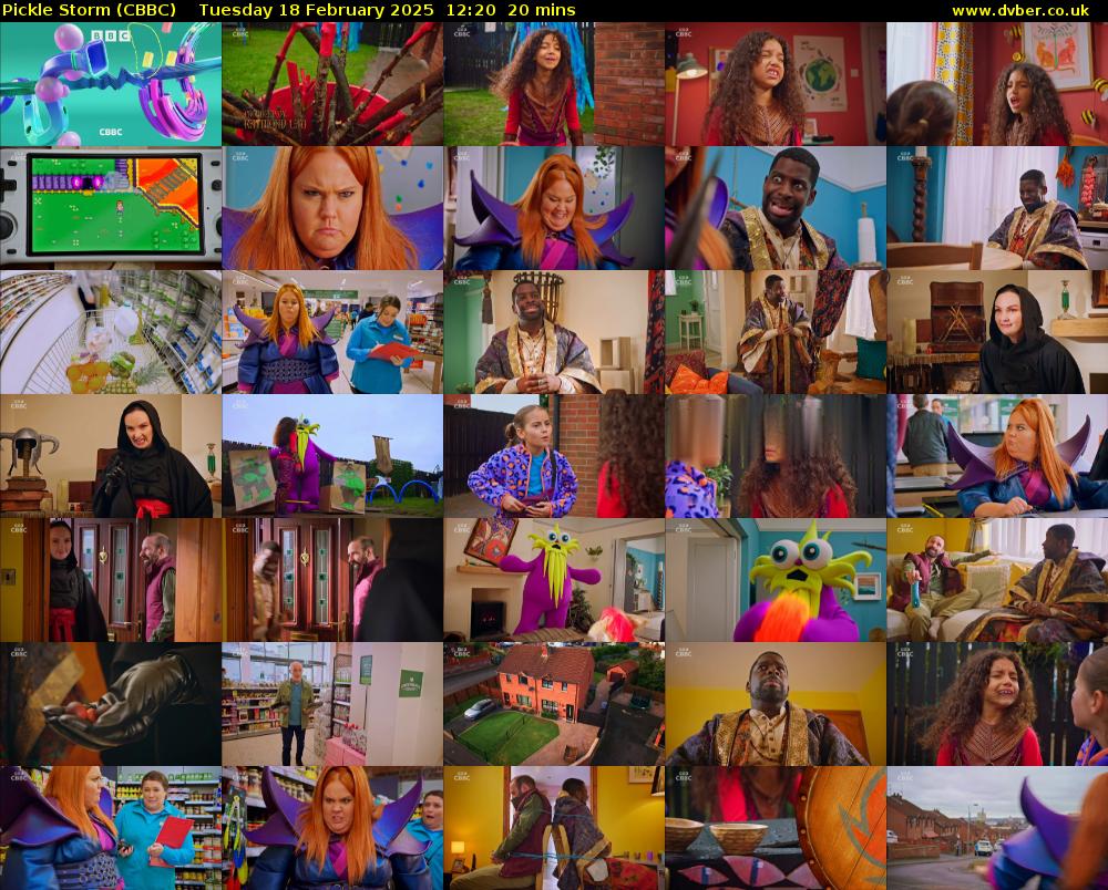Pickle Storm (CBBC) Tuesday 18 February 2025 12:20 - 12:40