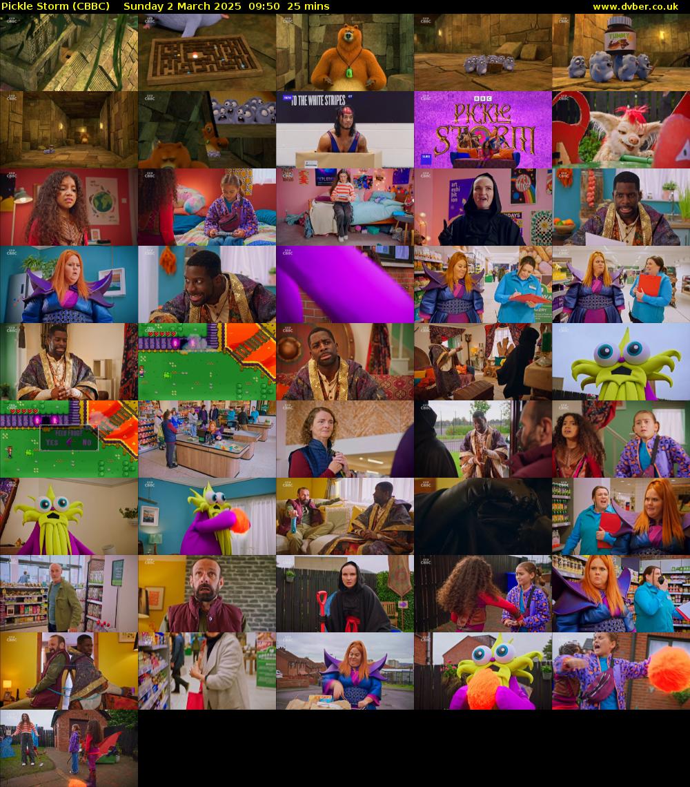 Pickle Storm (CBBC) Sunday 2 March 2025 09:50 - 10:15