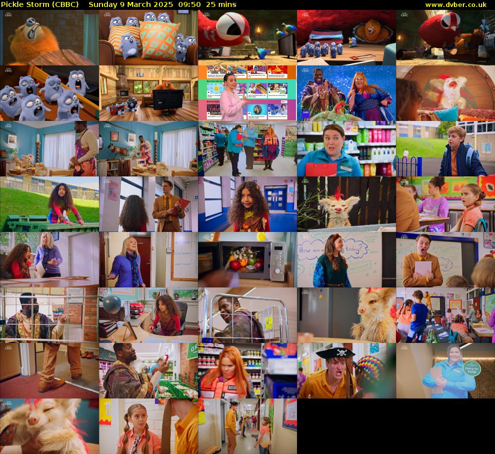 Pickle Storm (CBBC) Sunday 9 March 2025 09:50 - 10:15