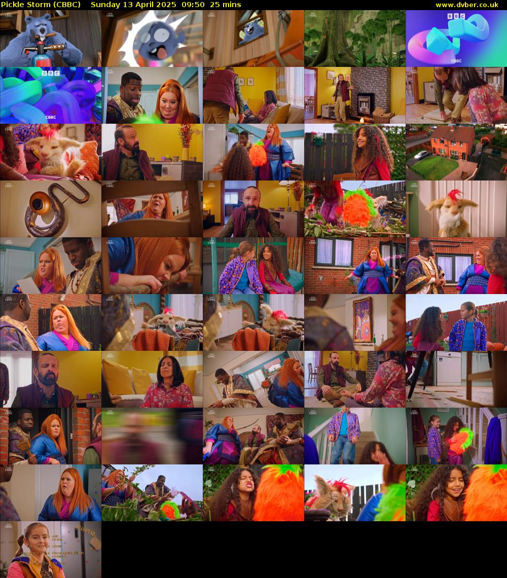 Pickle Storm (CBBC) Sunday 13 April 2025 09:50 - 10:15