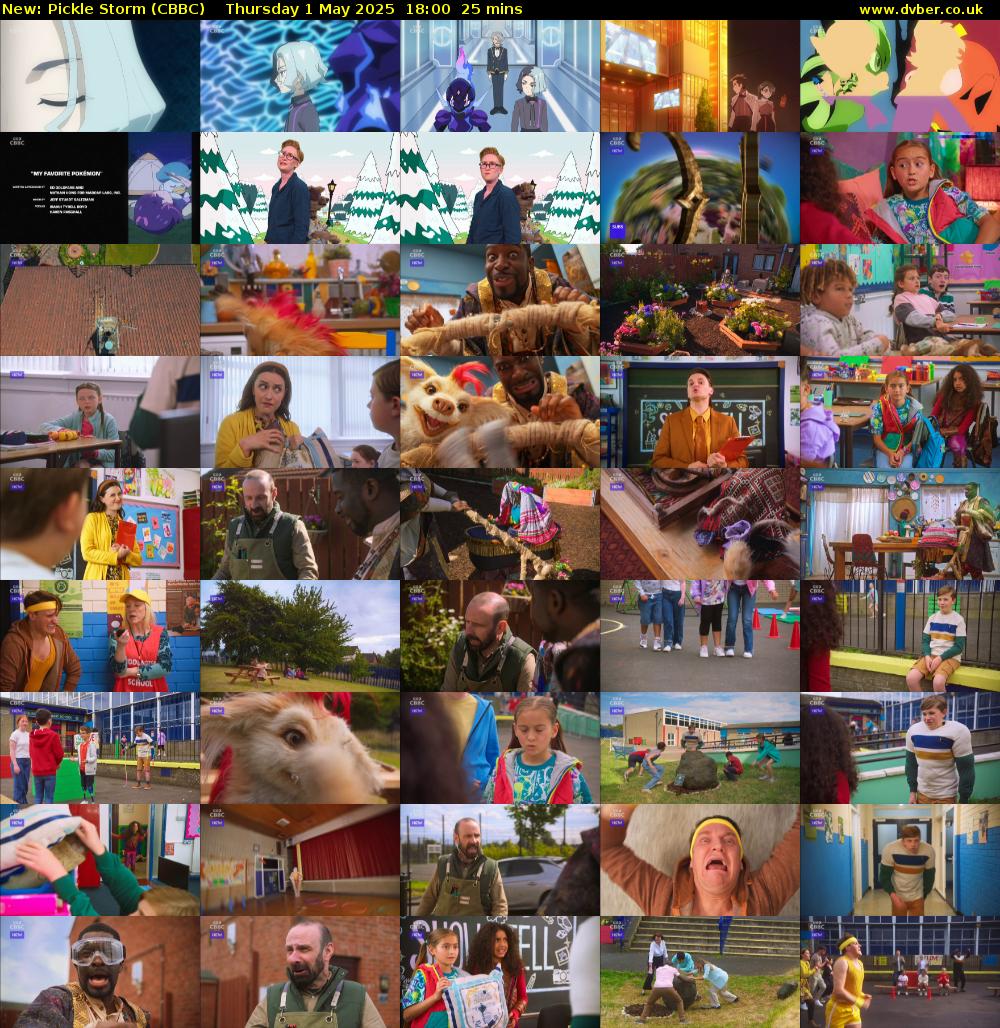 Pickle Storm (CBBC) Thursday 1 May 2025 18:00 - 18:25