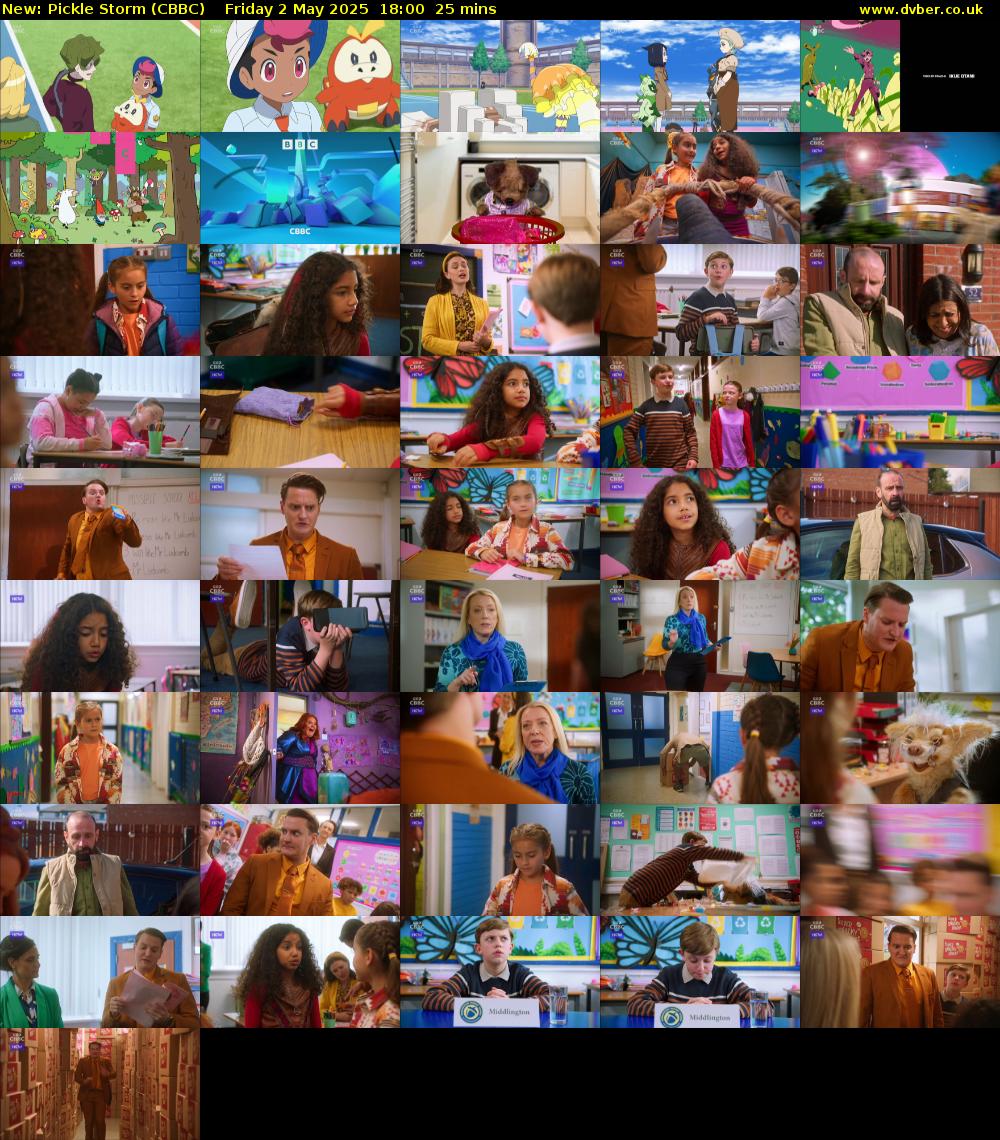 Pickle Storm (CBBC) Friday 2 May 2025 18:00 - 18:25