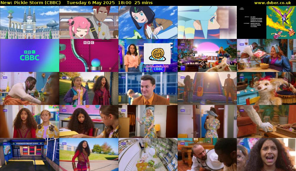 Pickle Storm (CBBC) Tuesday 6 May 2025 18:00 - 18:25