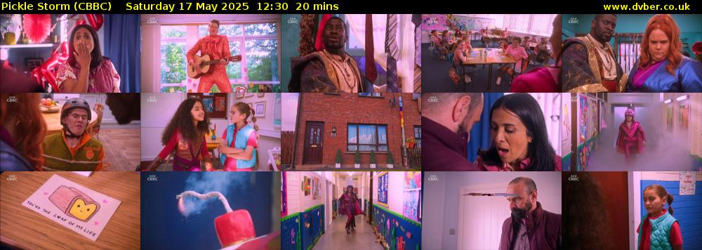 Pickle Storm (CBBC) Saturday 17 May 2025 12:30 - 12:50