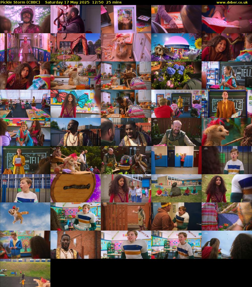 Pickle Storm (CBBC) Saturday 17 May 2025 12:50 - 13:15