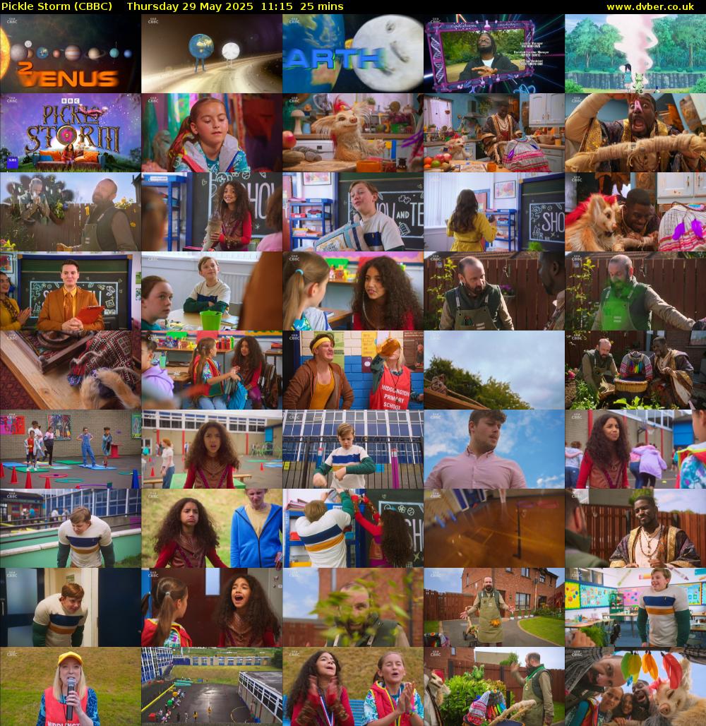 Pickle Storm (CBBC) Thursday 29 May 2025 11:15 - 11:40