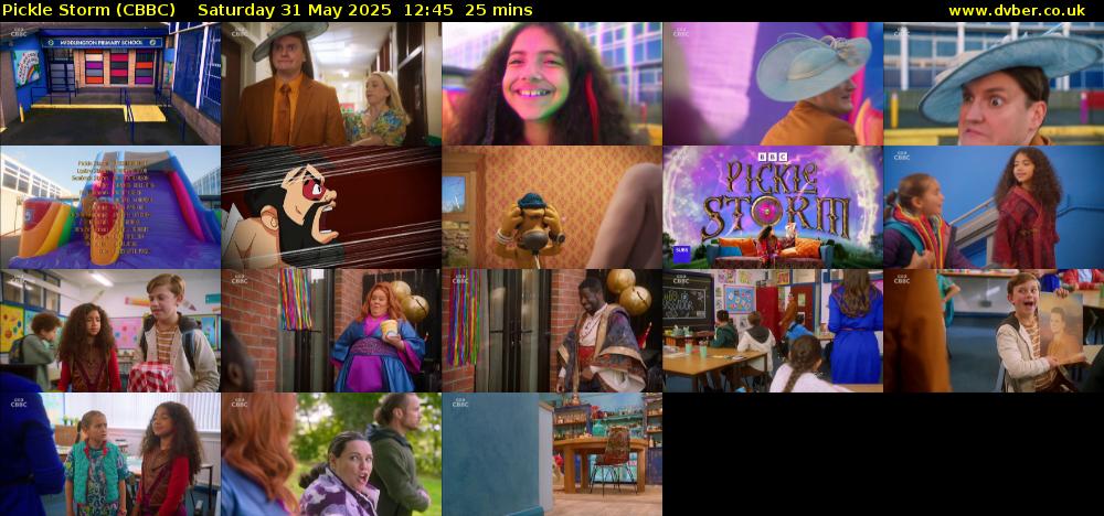 Pickle Storm (CBBC) Saturday 31 May 2025 12:45 - 13:10