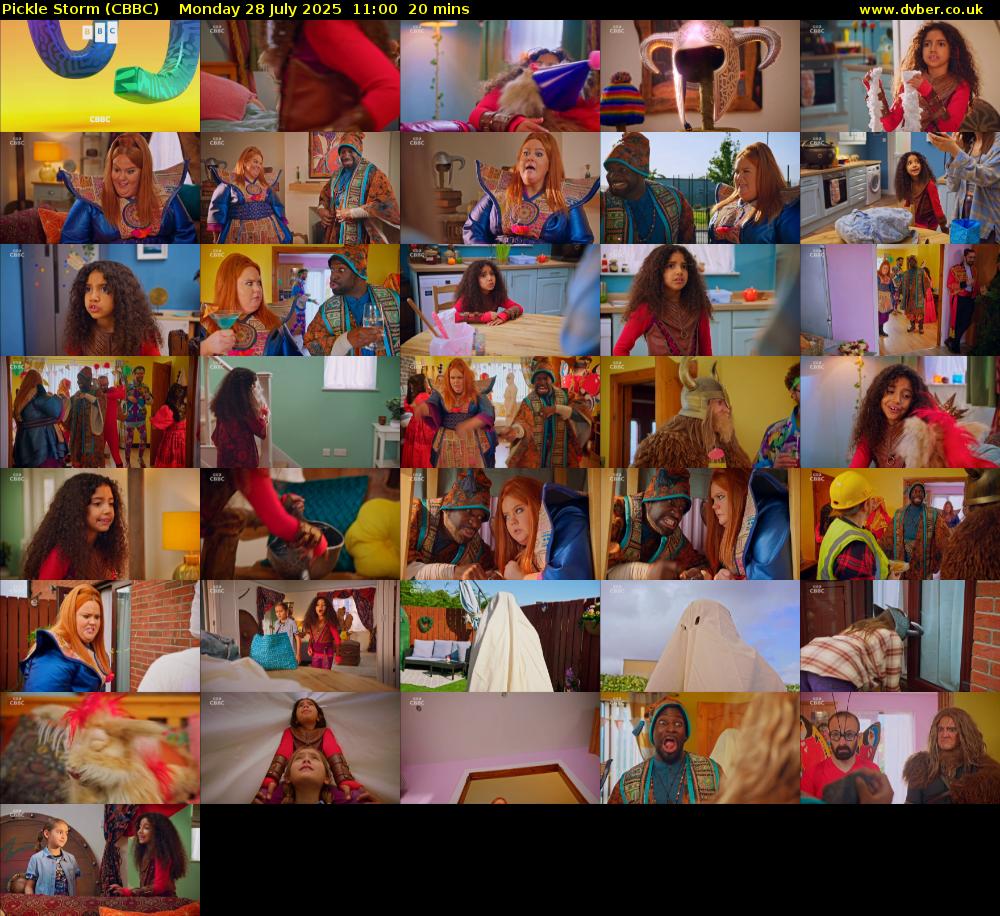 Pickle Storm (CBBC) Monday 28 July 2025 11:00 - 11:20