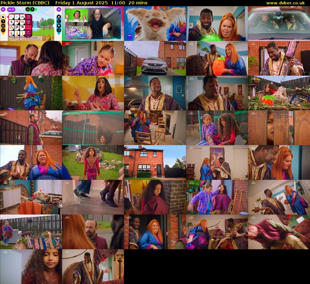 Pickle Storm (CBBC) Friday 1 August 2025 11:00 - 11:20